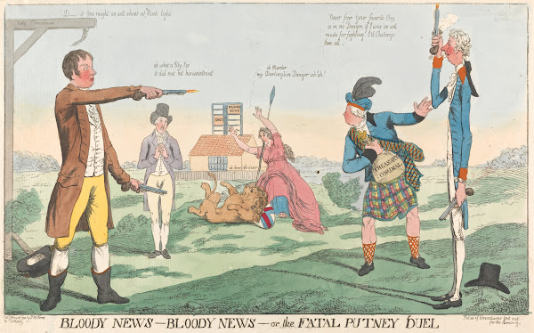 Bloody News  Bloody News  Or The Fatal Putney Duel 1798