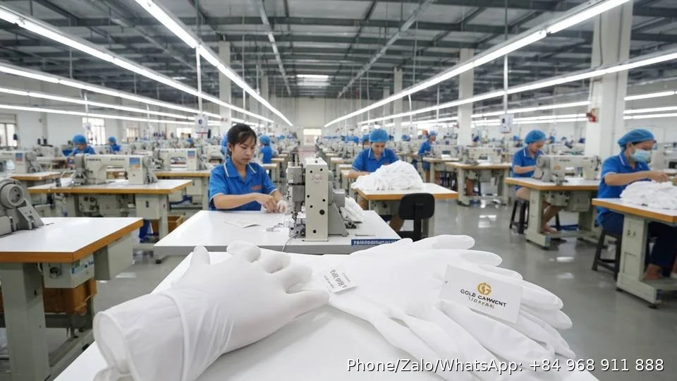 nitrile gloves - Gold Garment Vietnam