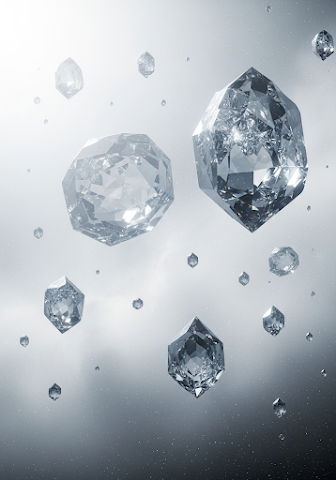 Surreal Cosmic Crystalline Structures