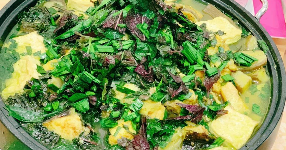 Cá lăng om chuối đậu