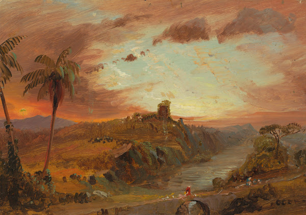 Study for Imaginary S American Landscape ca 1857