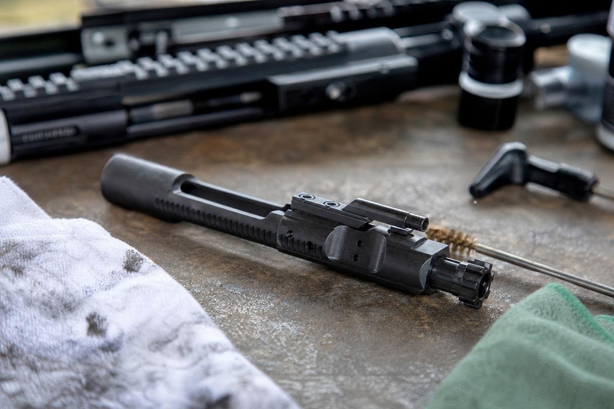 Phosphate BCG lubrication and maintenance points