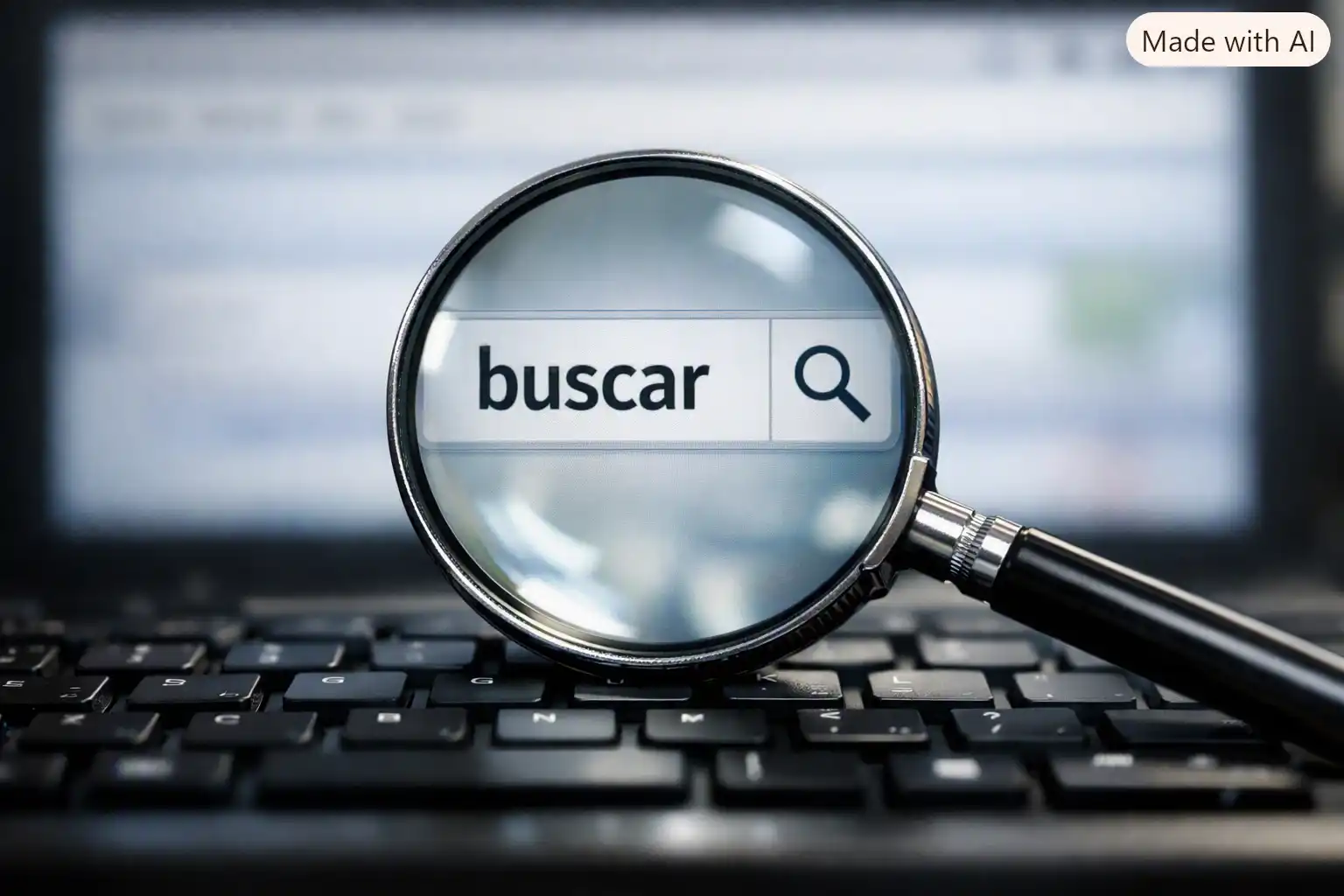 Una computadora portátil negra colocada sobre un escritorio de madera blanco.
