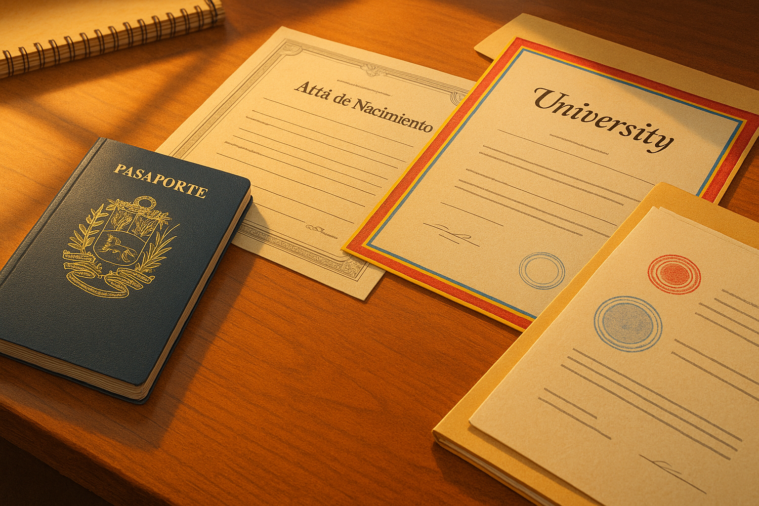 Checklist de trámites y documentos para migración venezolana en el exterior