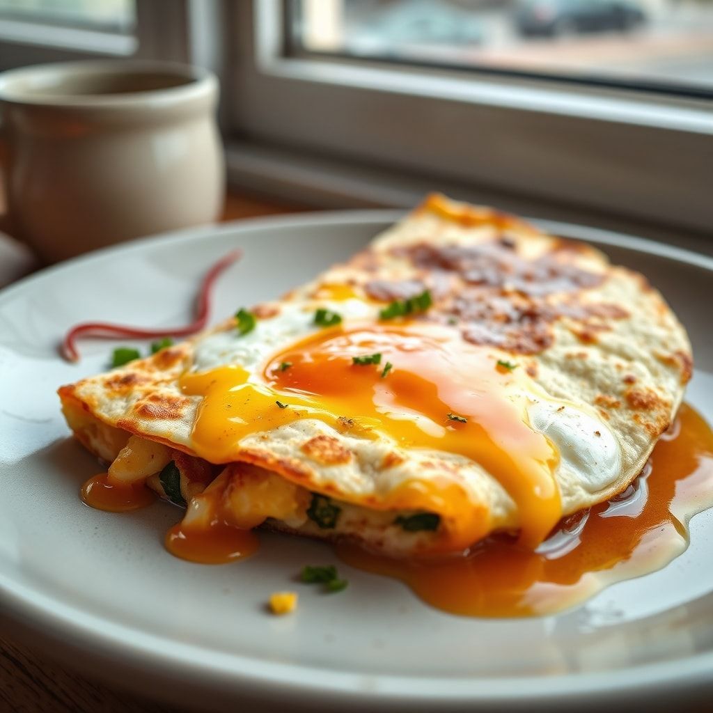 Easy Fried Egg Quesadilla for a Quick Breakfast (10-Minute Meal!)