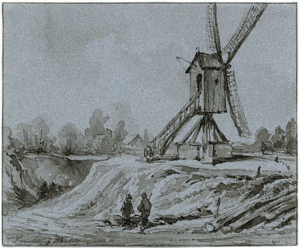 Een standerdmolen 1863