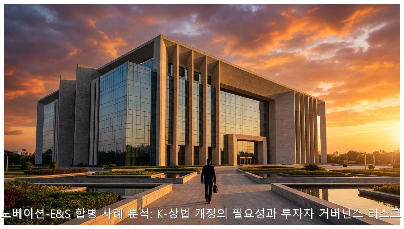 SK이노베이션-E&S 합병 사례 분석: K-상법 개정의 필요성과 투자자 거버넌스 리스크 관리 핵심 안내 및 분석 인포그래픽 (5)