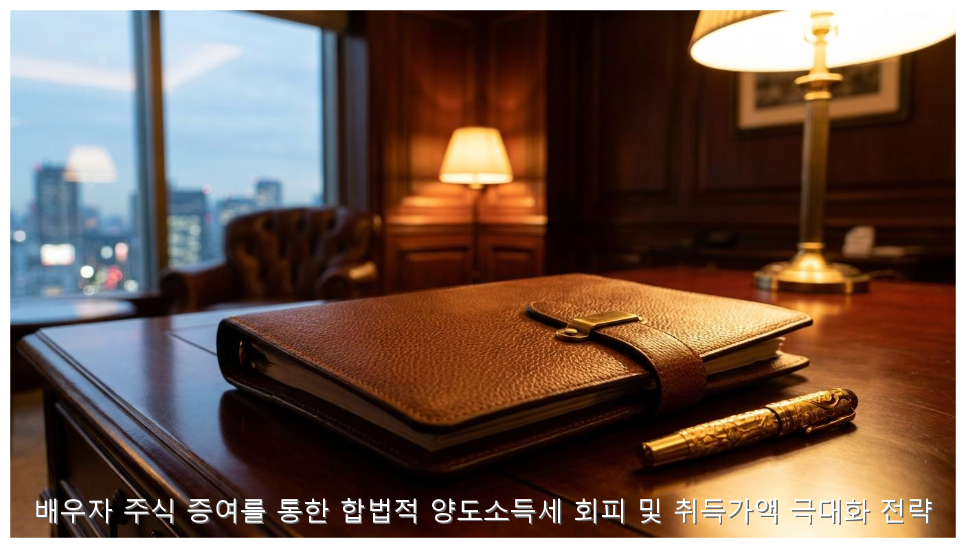 배우자 주식 증여를 통한 합법적 양도소득세 회피 및 취득가액 극대화 전략 핵심 안내 및 분석 인포그래픽 (2)