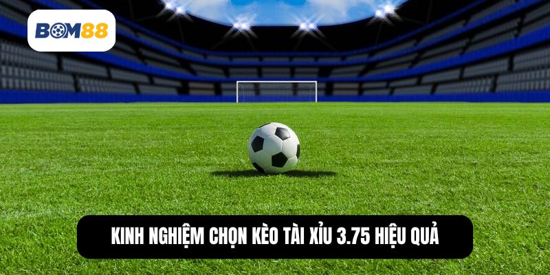 Kinh nghiệm bắt kèo Tài Xỉu 3.75 hiệu quả