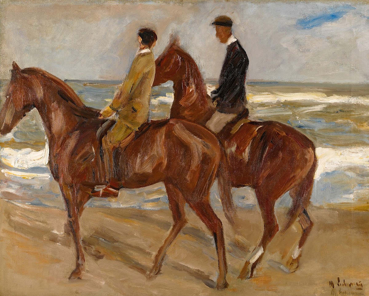 Two Riders On The Beach