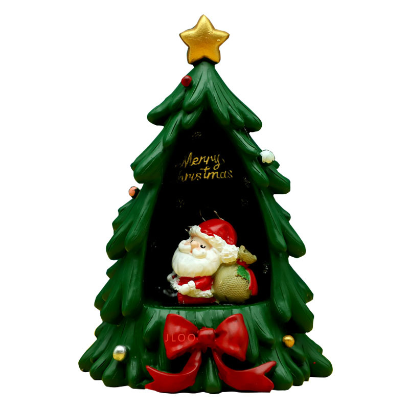 Santa Claus night light made of resin