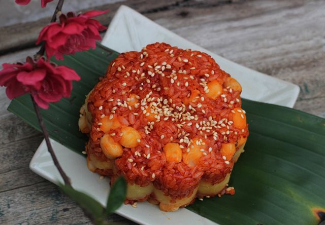Xôi Gấc 3 Tầng