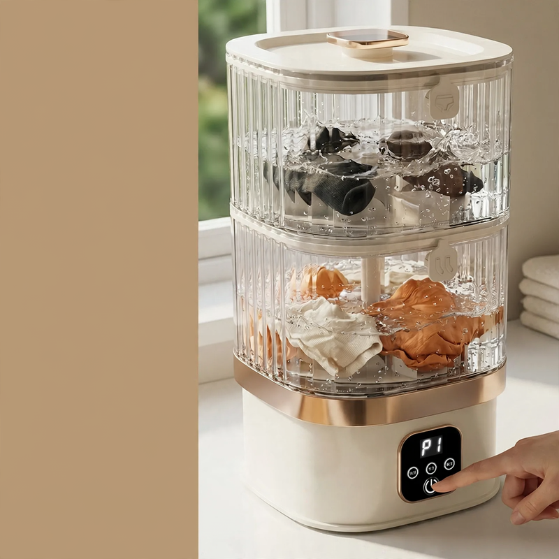 Portable Mini Washing Machine HB-318, wireless