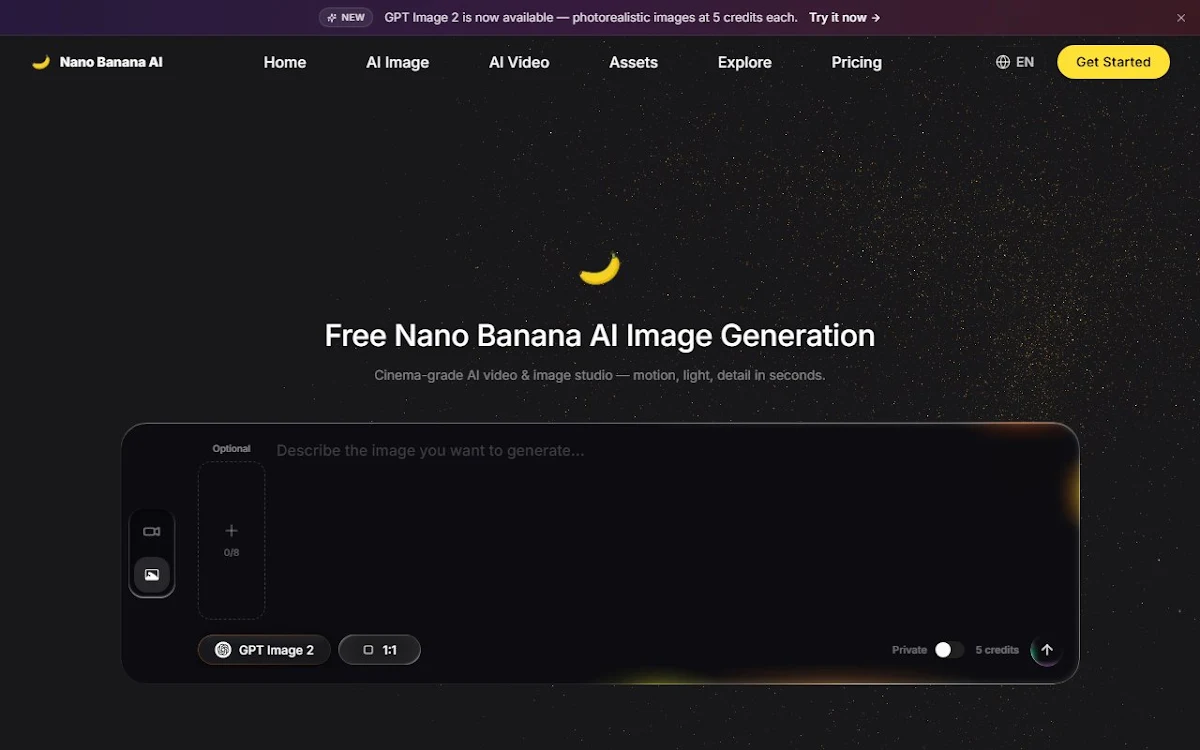 Captura de Nano Banana AI-