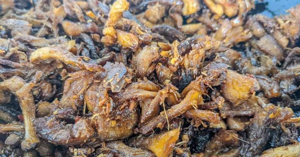 Chân nấm rim sả ớt
