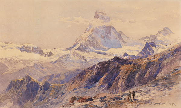 Das Matterhorn von der Triftkumme 1884