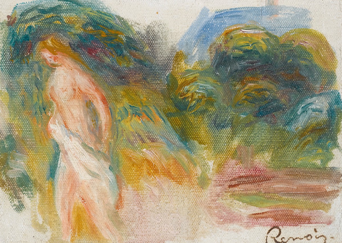 Femme NueEt Paysage circa 1907