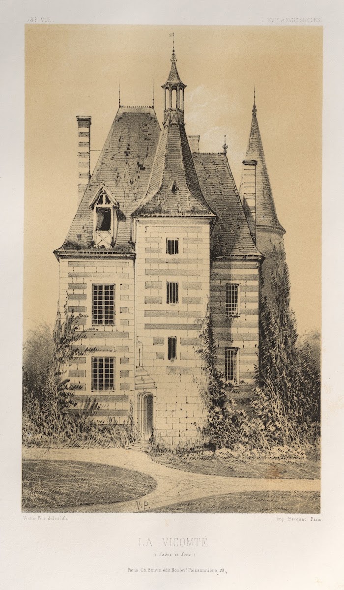 La Vicomté Saône et Loire 1860