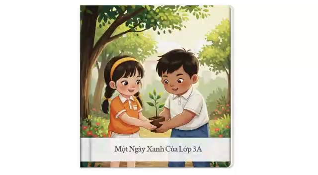 Truyện tranh MỘT NGÀY XANH CUẨ LỚP 3A - khac