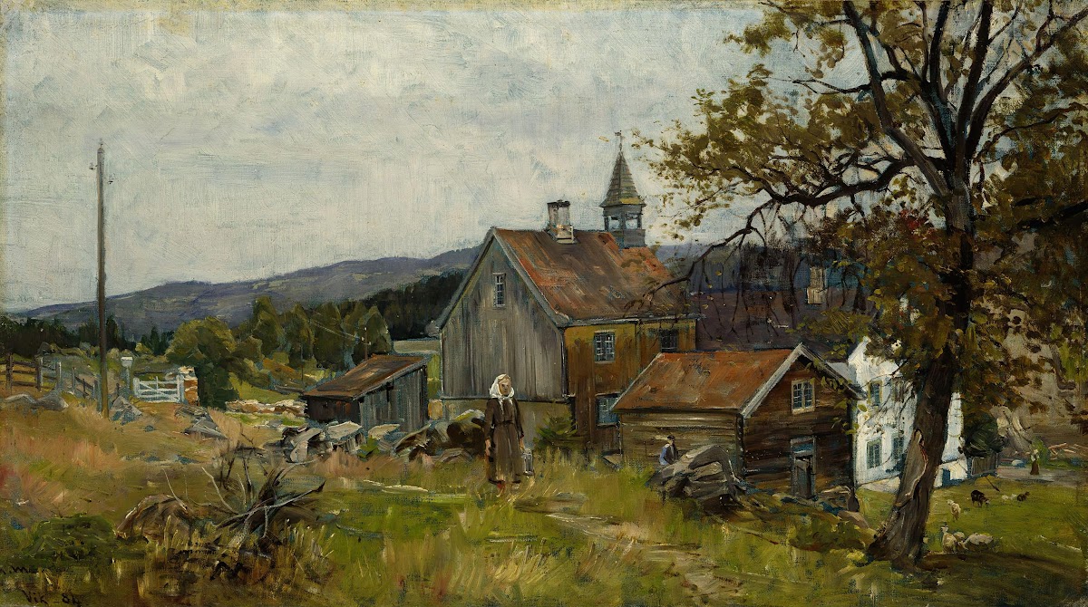 Farm Vik at Stange 1884