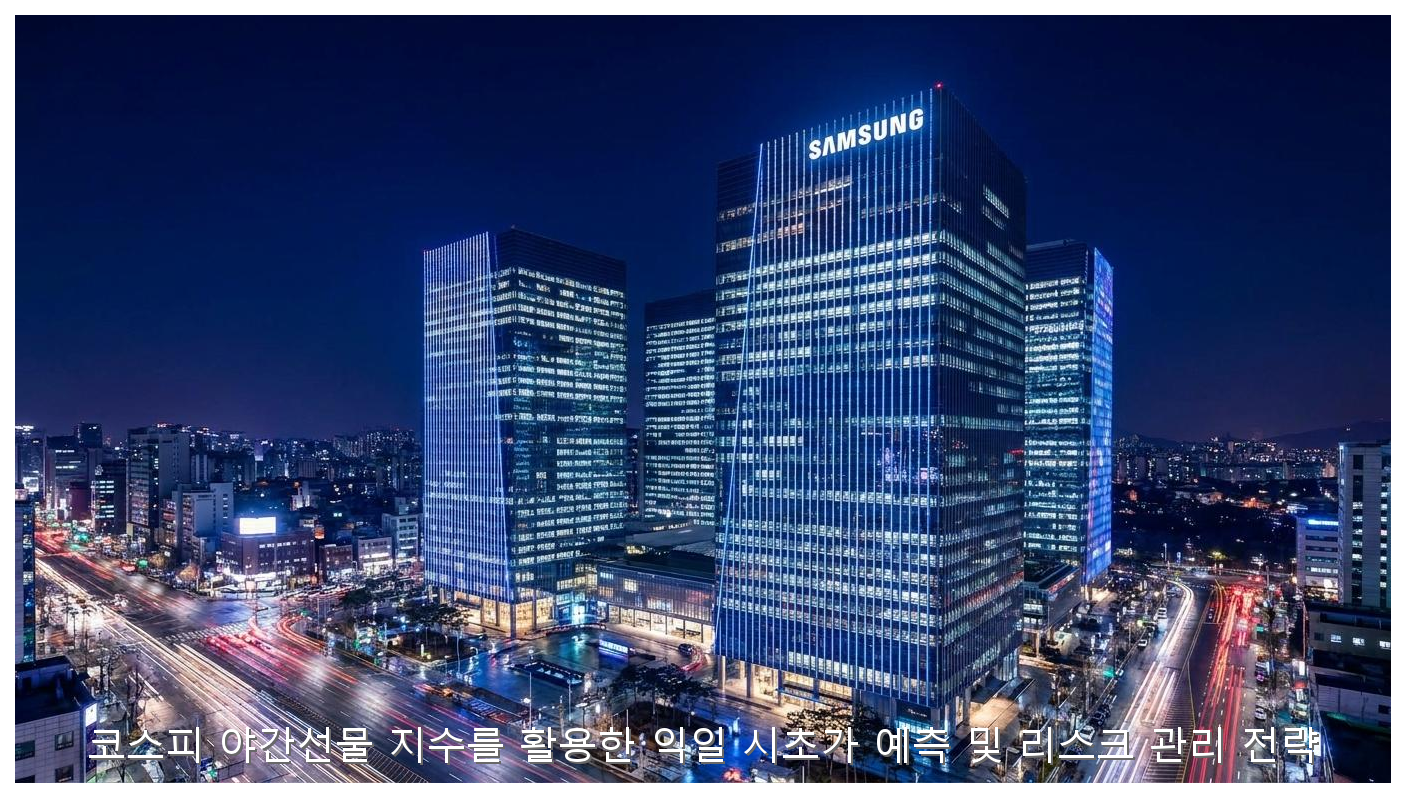 코스피 야간선물 지수를 활용한 익일 시초가 예측 및 리스크 관리 전략 핵심 안내 및 분석 인포그래픽 (7)