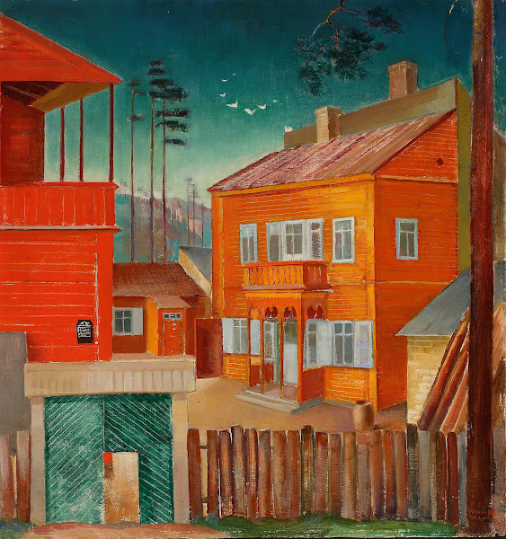 Small red houses 1929
