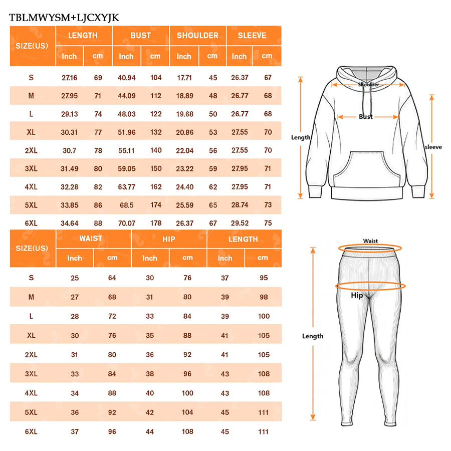 AOP Universal Hooded Sweatshirt Double Hood + Universal Yoga Pants