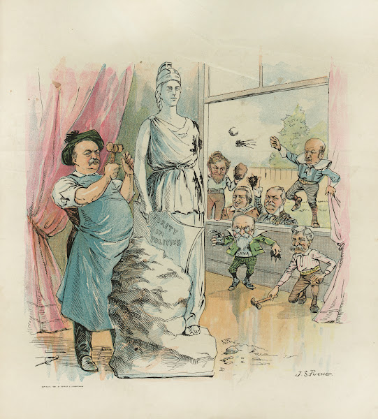 Doing their little best to spoil his work 1894