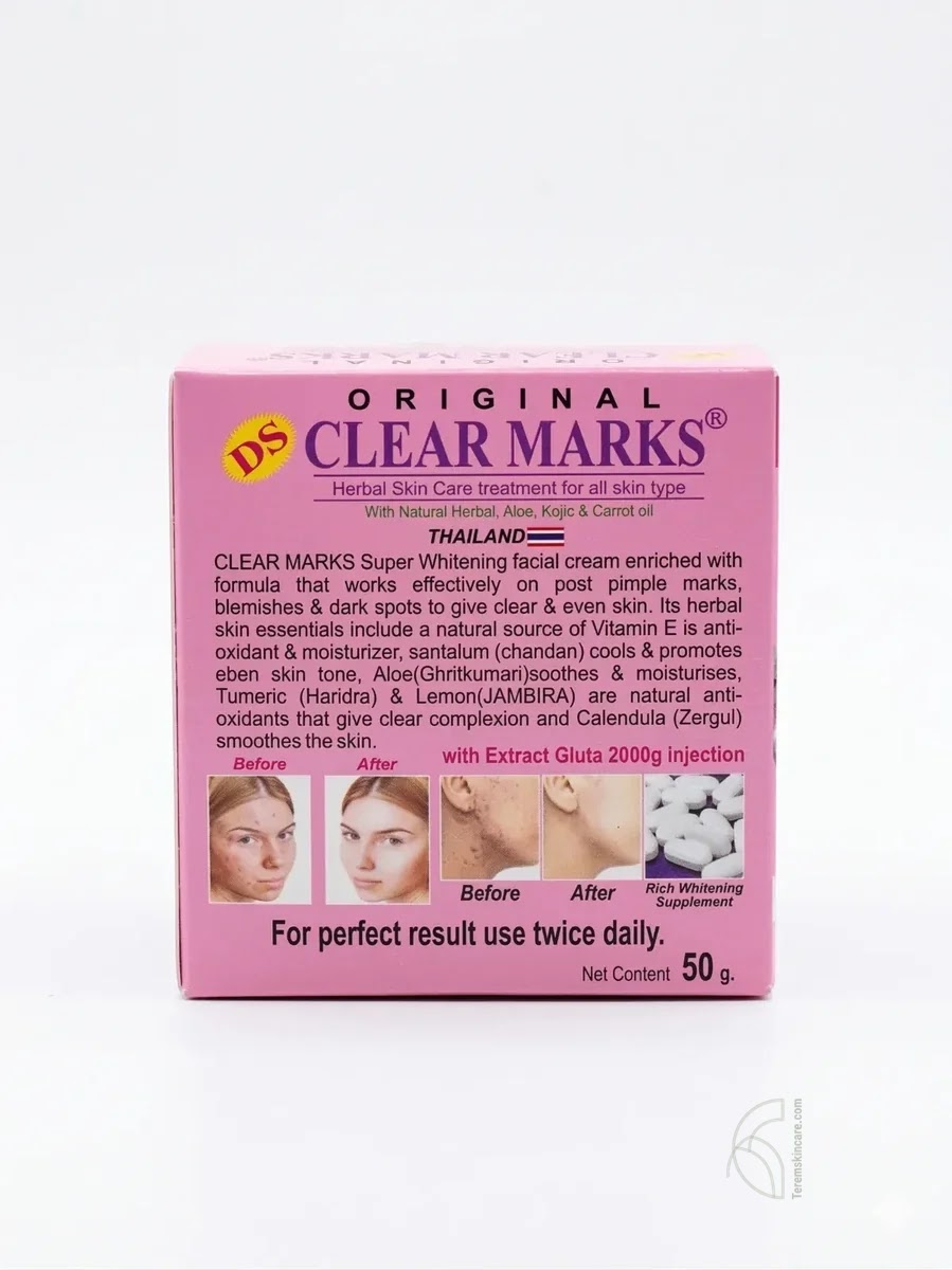 Clear Marks 100% Action Super Whitening Facial Cream