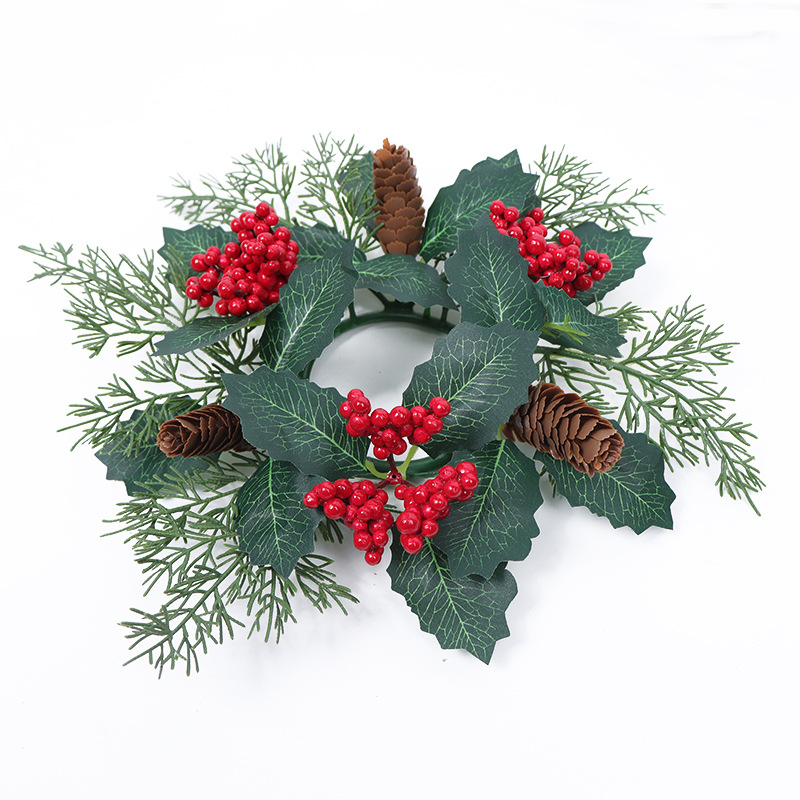 Christmas Candle Wreath