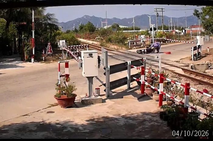 Khánh Hòa: Xử phạt người phụ nữ vượt rào chắn đường sắt khi đèn tín hiệu bật cảnh báo - Báo Xây Dựng