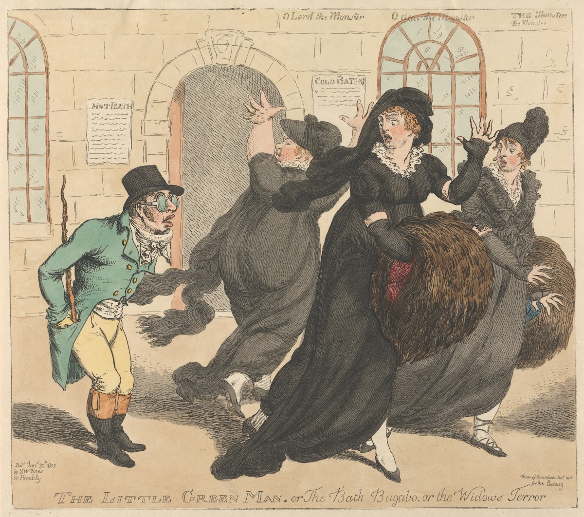 The Little Green Man or the Bath Bugabo or the Widows Terror 1802