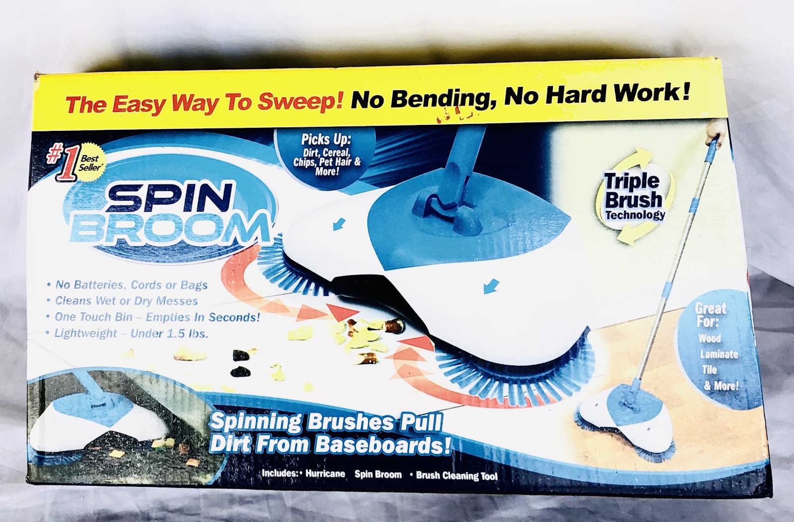 Spin broom