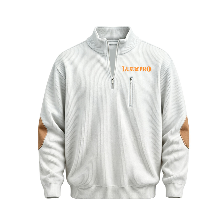 2D Chest Zipper Sweatshirt
