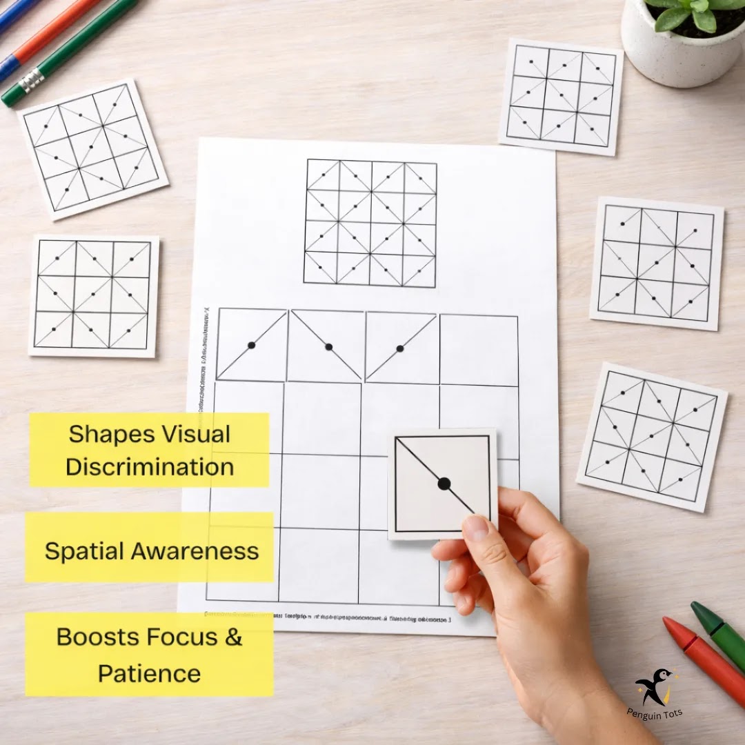 Dot and Line Pattern Matching Game | Visual Discrimination, Spatial Awareness & Problem Solving