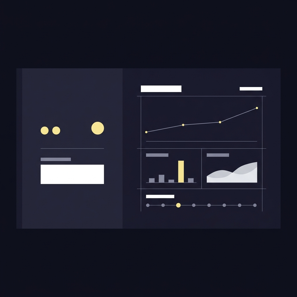 Minimal 2D vector split image of an abstract low scoring match scoreboard beside a metrics dashboard illustrating variance and tracking Why Low-Scoring Sports Require Different Risk Management