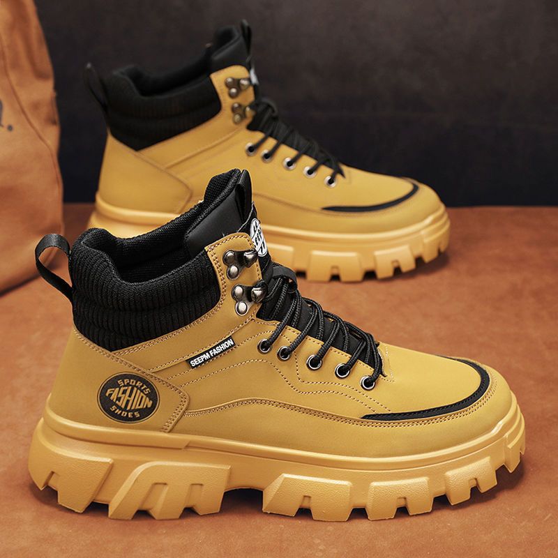 Men's Worker-Style Boots, waterproof