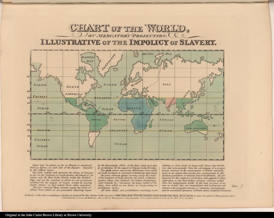 1828_Chart of the World, on Mercator's Projection
