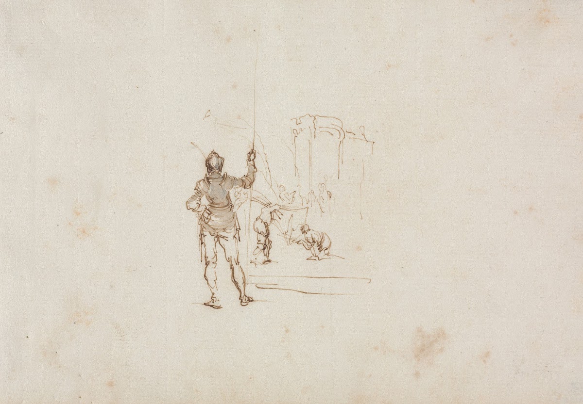 Detail of Martyrdom of Saint John the Evangelist after Callot after 1634