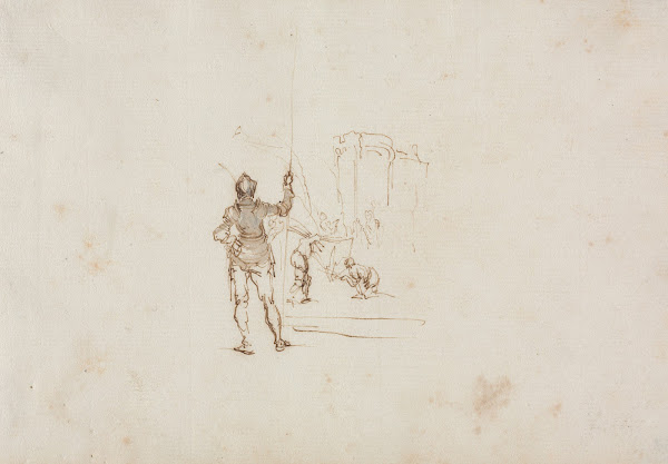 Detail of Martyrdom of Saint John the Evangelist after Callot after 1634