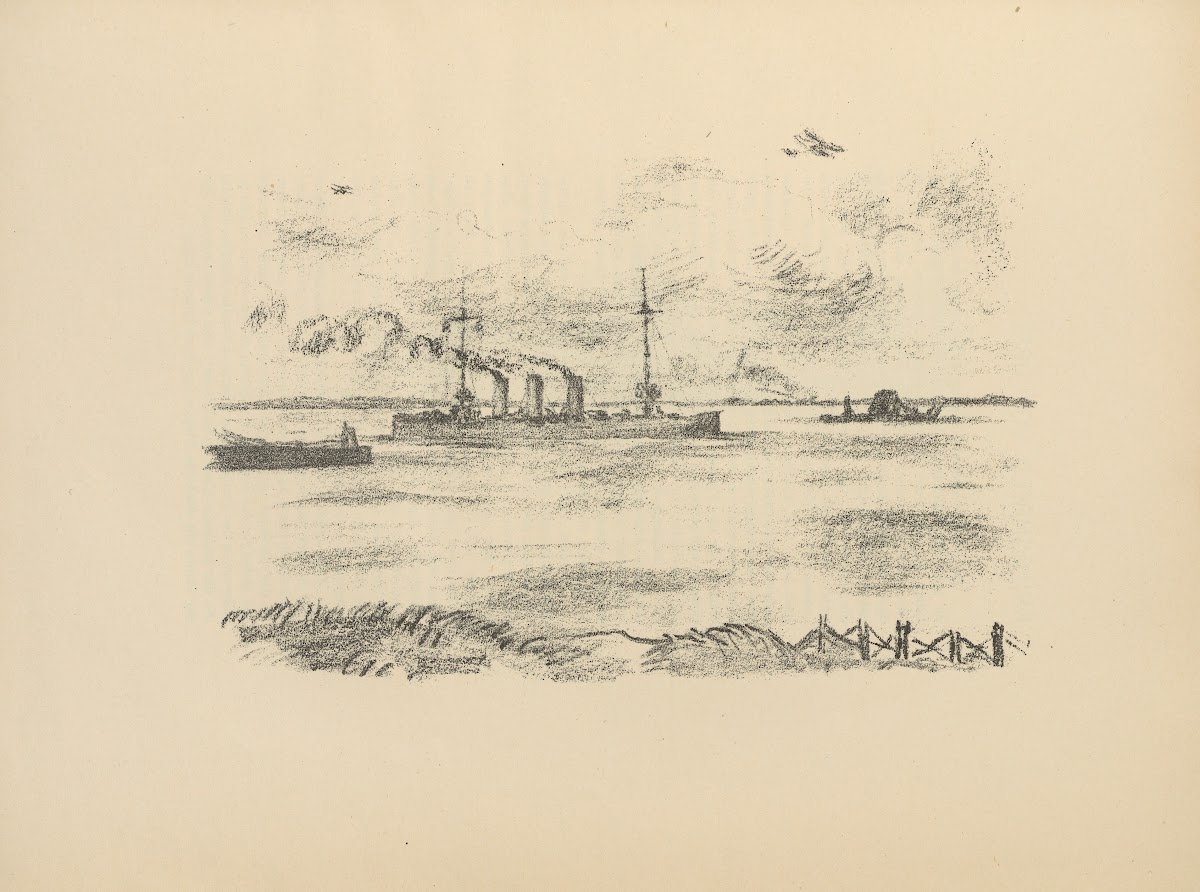 Im Hafen von Libau 1916