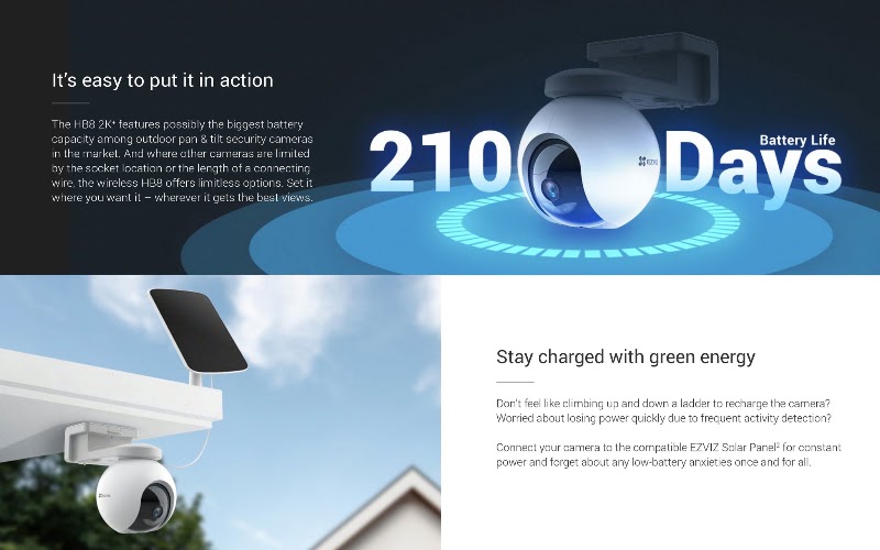 EZVIZ HB8 Outdoor Network Surveillance Camera