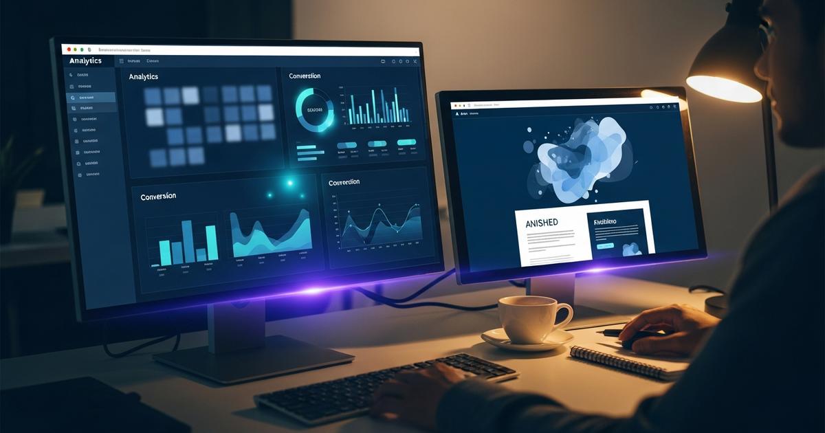 Analiza traficului și conversiilor pentru un landing page creat în Chișinău