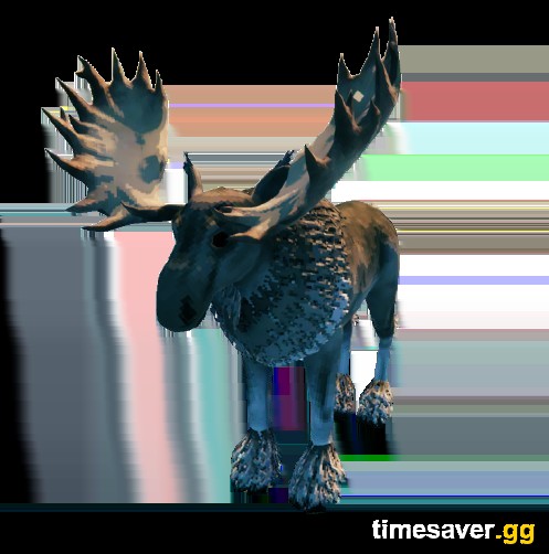 A starred Moose in Valheim, used for breeding stronger offspring