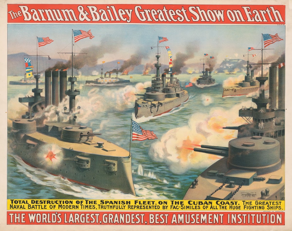 The worlds largest grandest best amusement institutionTotal destruction of the S