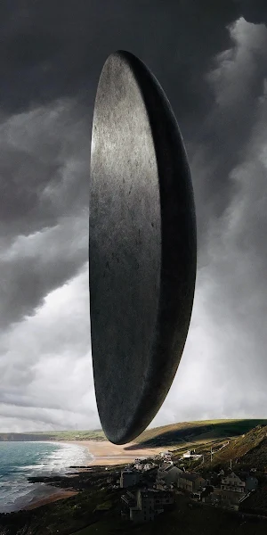 Water, Geometry, Cloud, Atmosphere, 3D Shape 2K iPhone Wallpaper Background