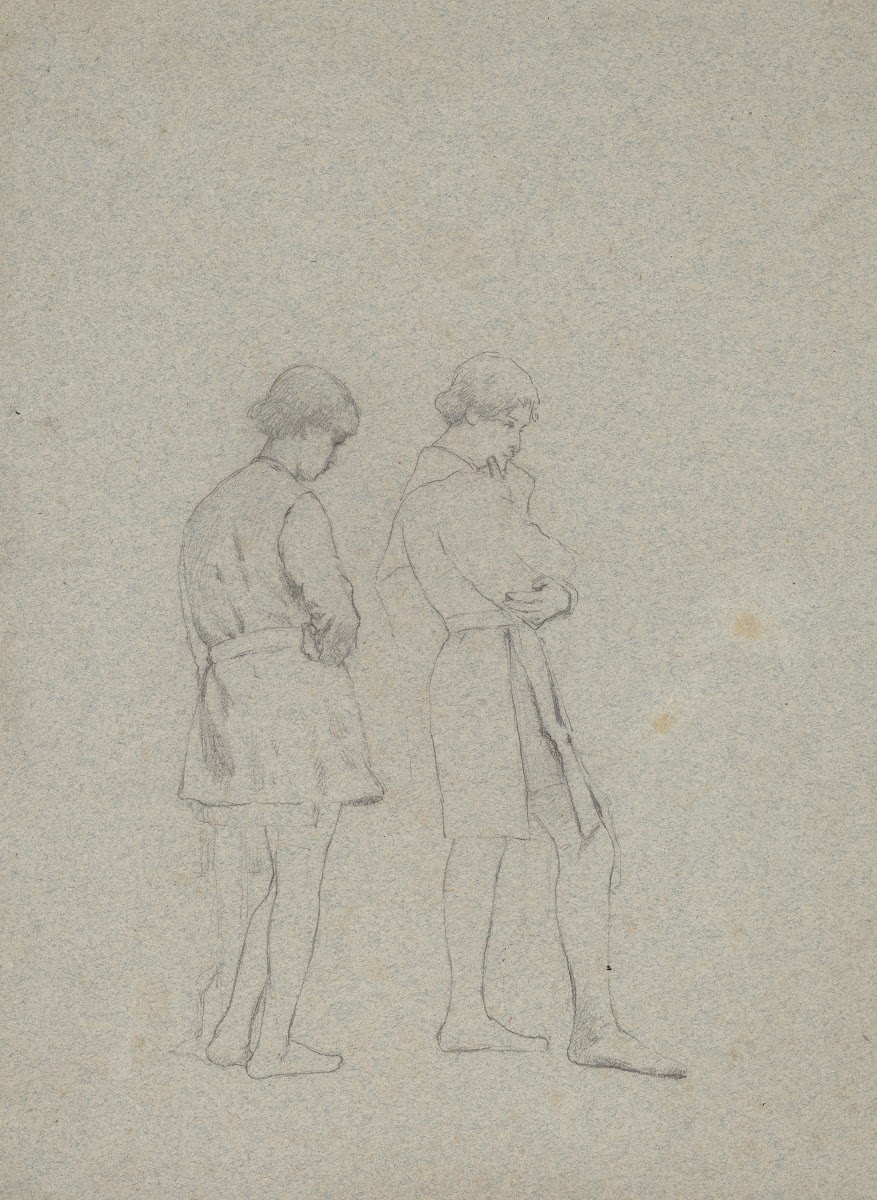 Studies for Elaine c 1880