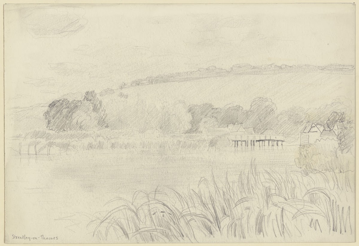 Flusslandschaft bei Streatley on Thames 1872