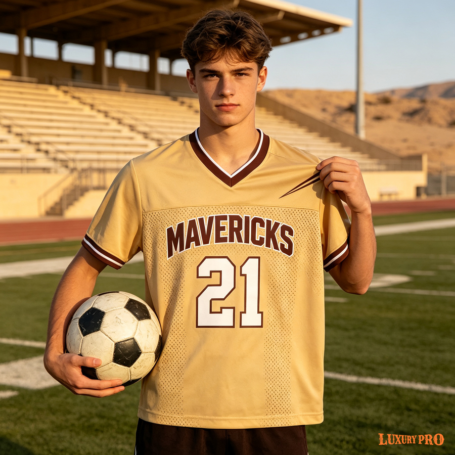 Youth Mesh Splice Football Jersey