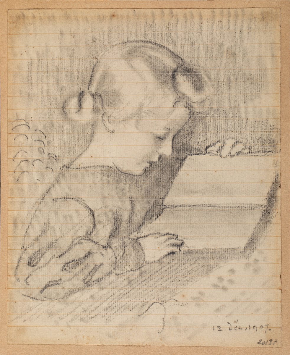 Ensemble de deux œuvres sur papier